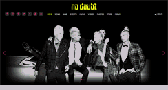 Desktop Screenshot of nodoubt.com